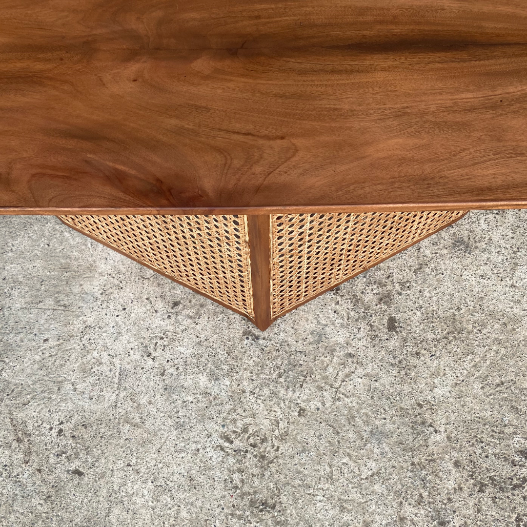 Rattan Accent Center Table