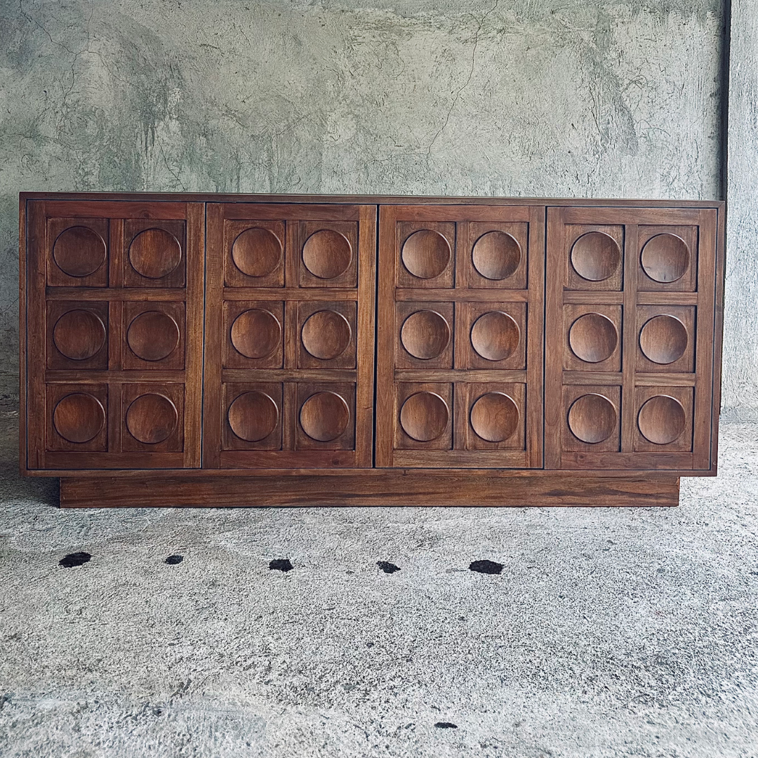 Round Detail Credenza