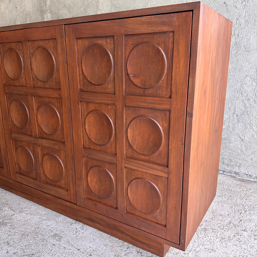 Round Detail Credenza
