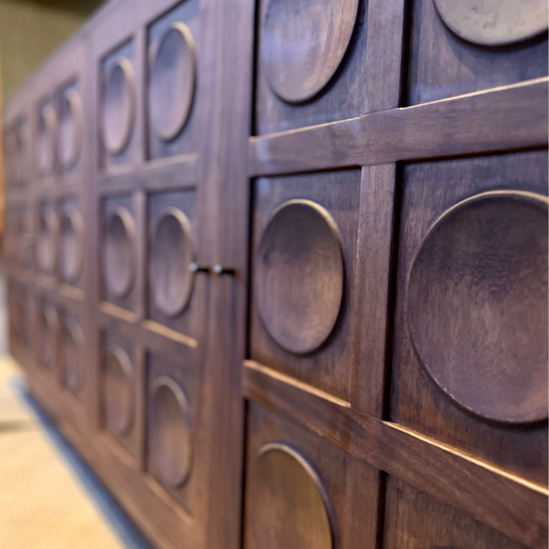 Round Detail Credenza