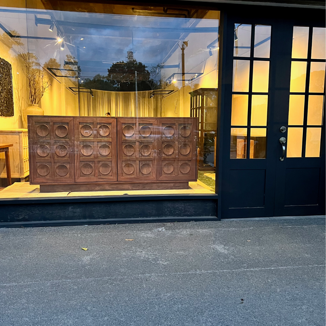 Round Detail Credenza