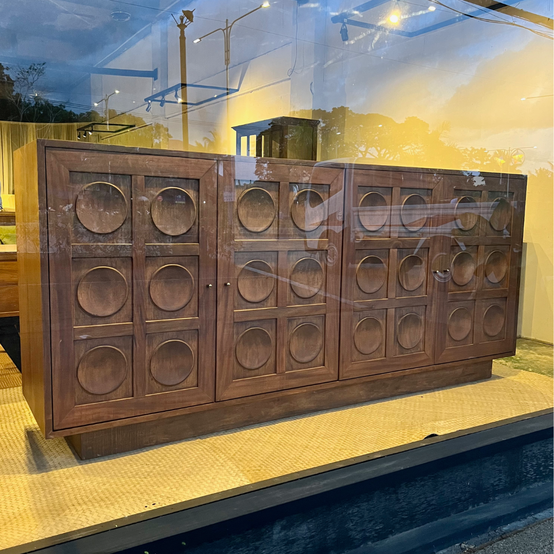 Round Detail Credenza