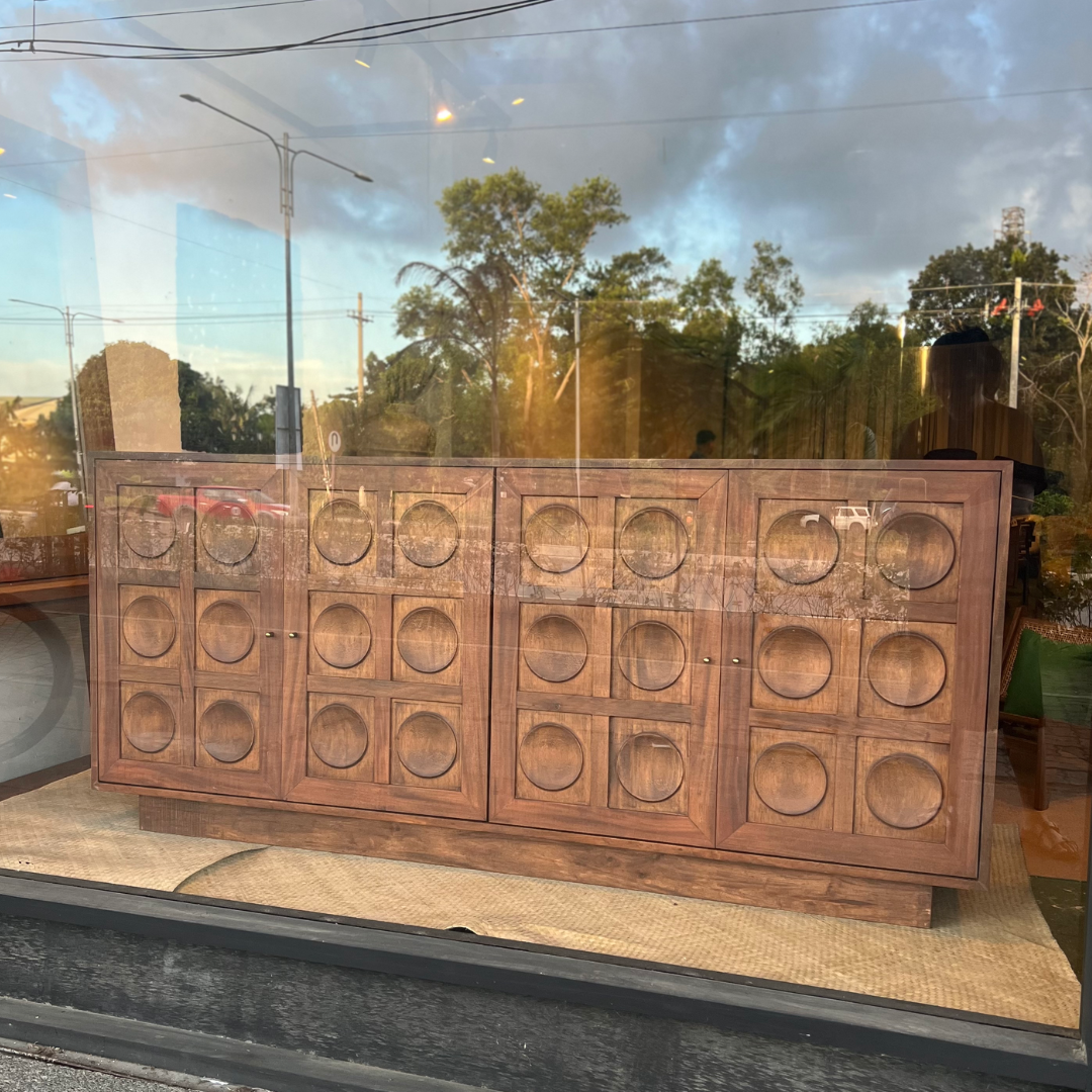 Round Detail Credenza