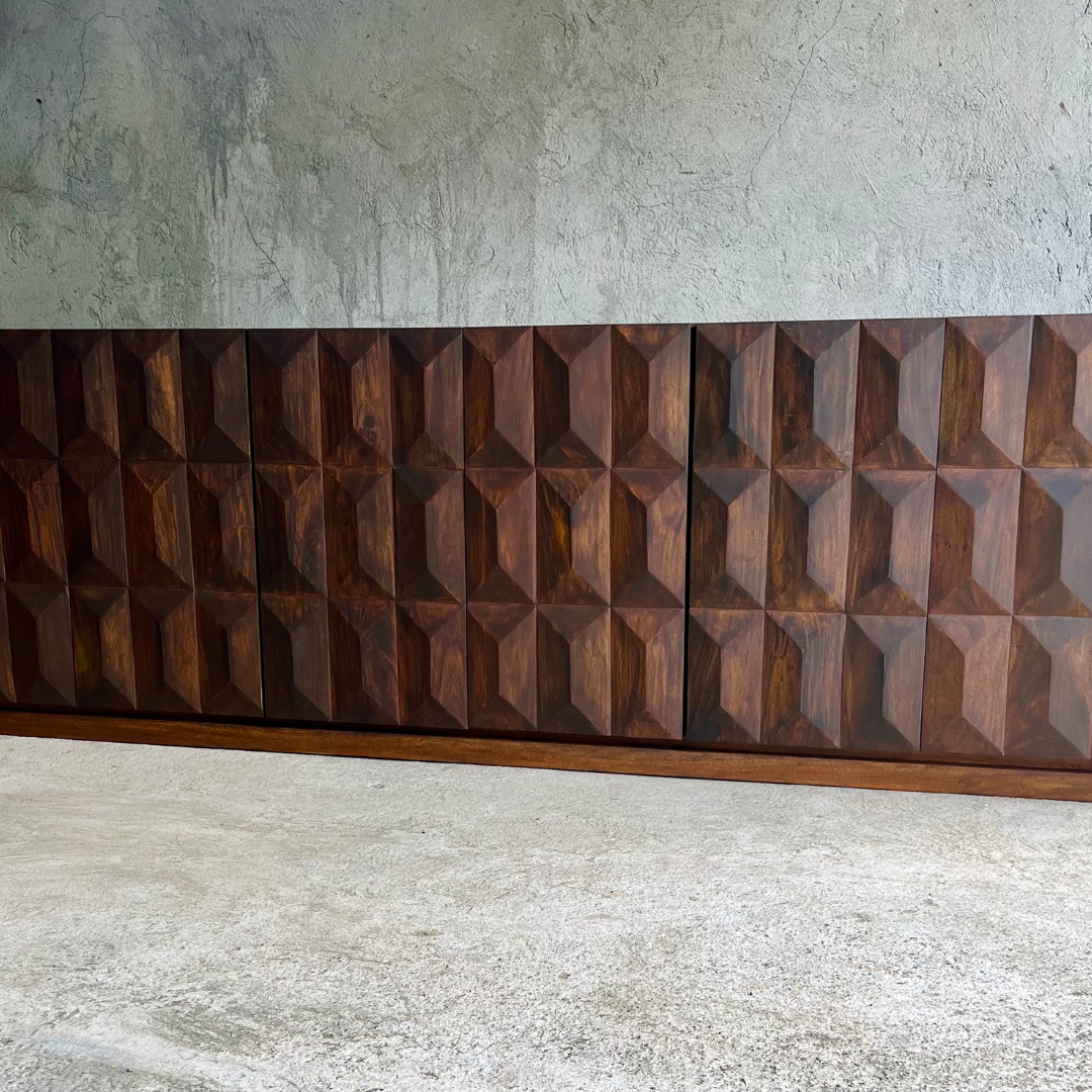 Geometric Sideboard w/ Legs