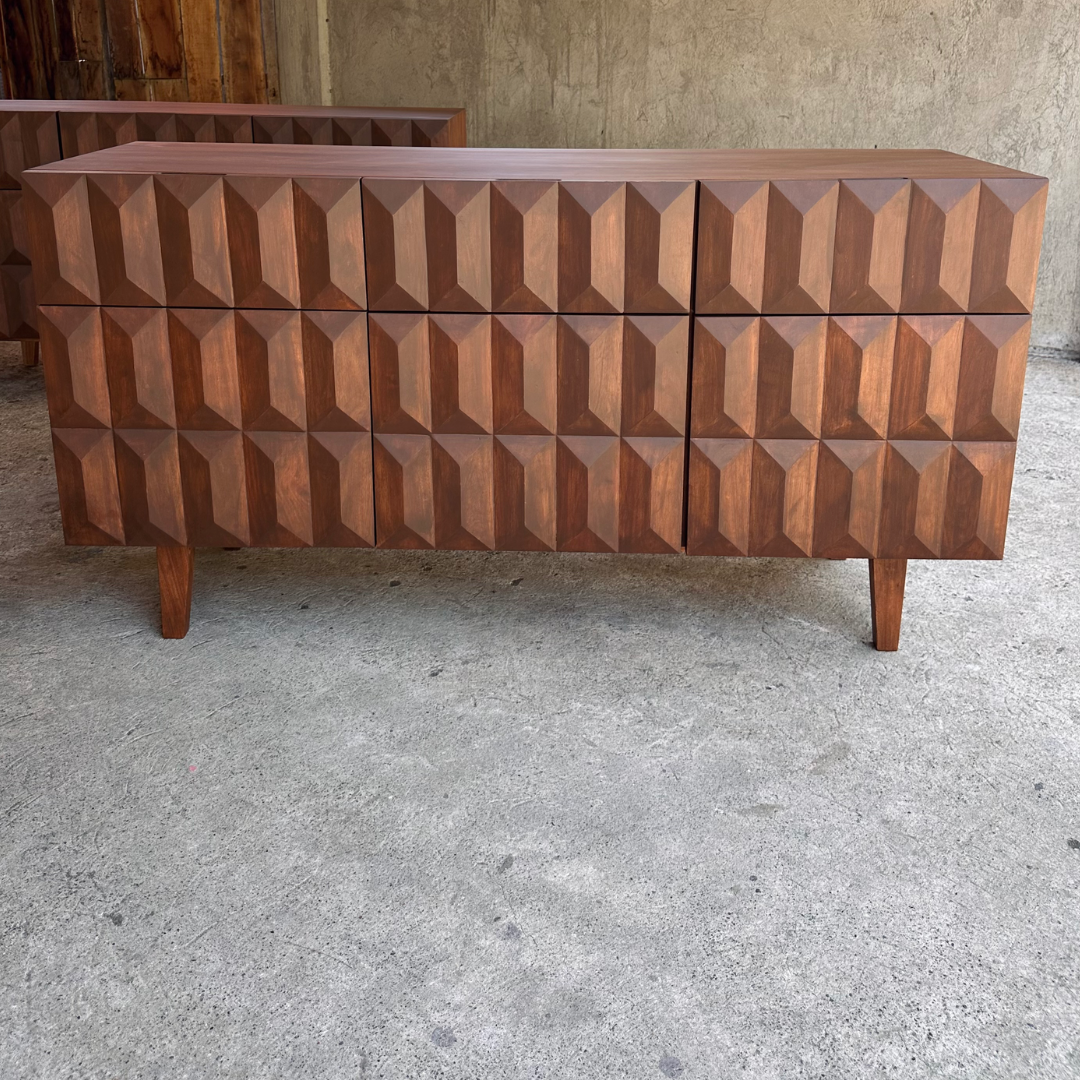 Geometric Sideboard w/ Legs