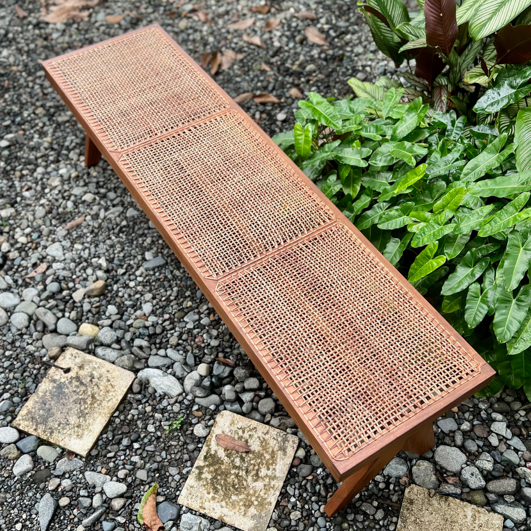 Rattan Bench