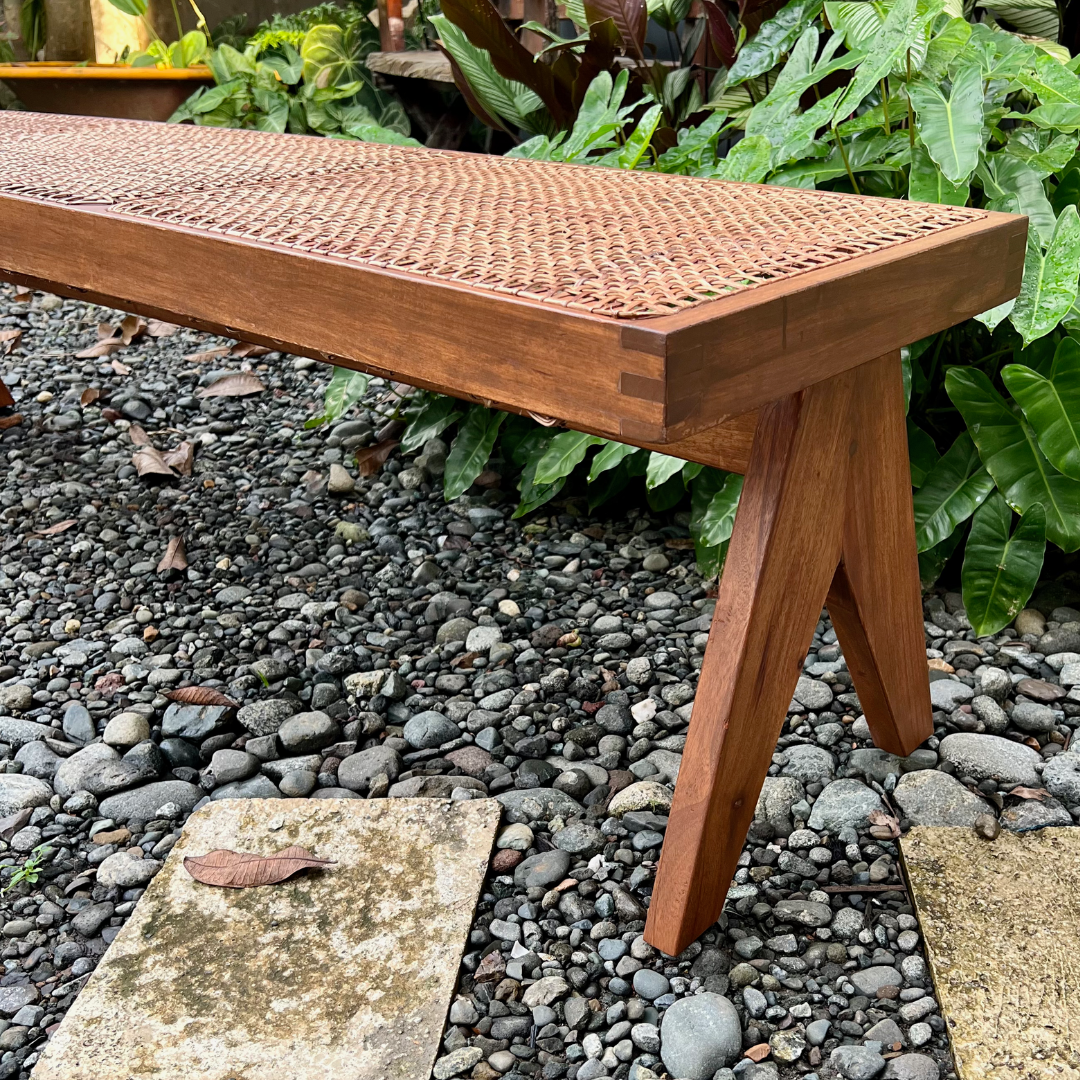 Rattan Bench