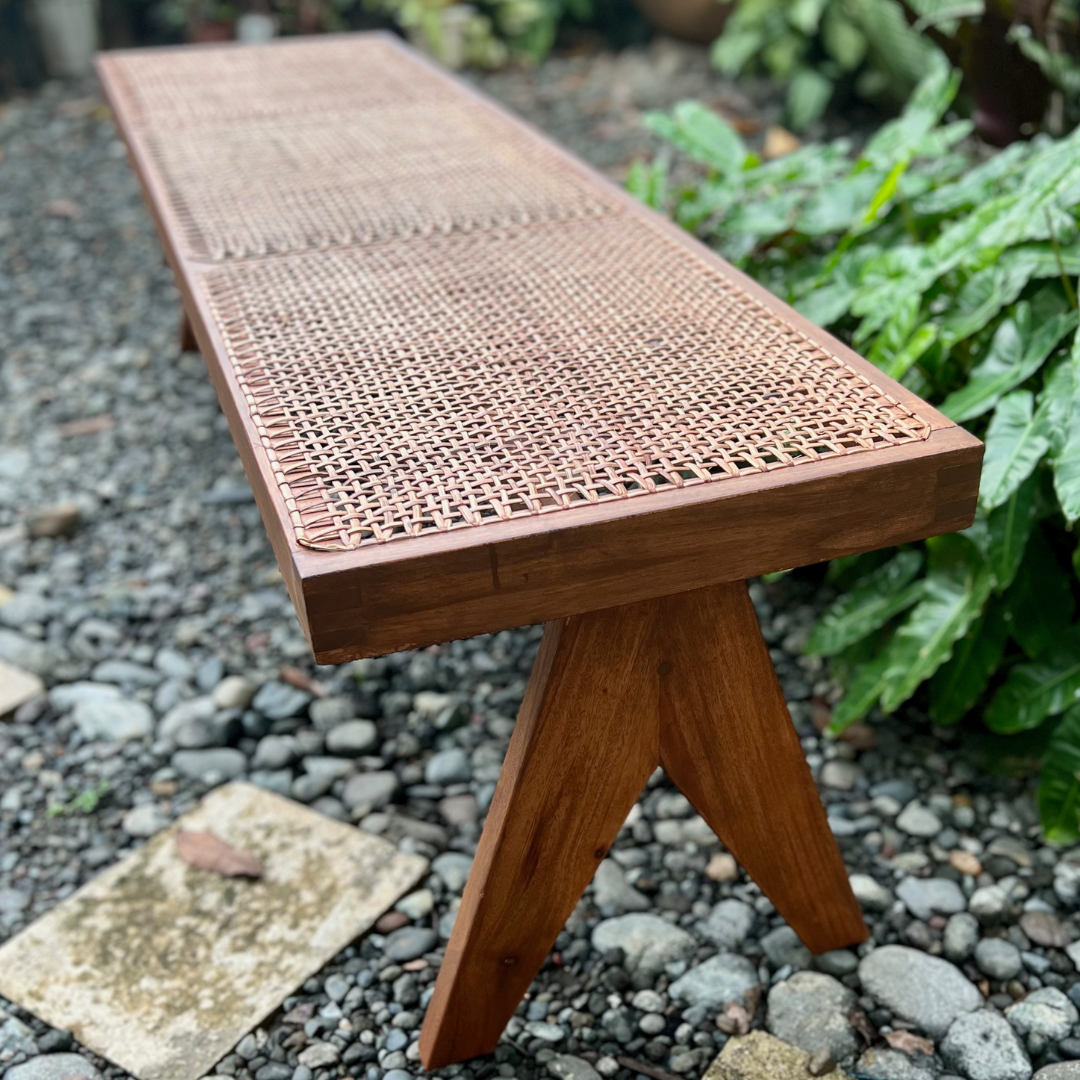 Rattan Bench