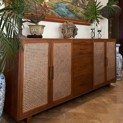 Rattan Sideboard