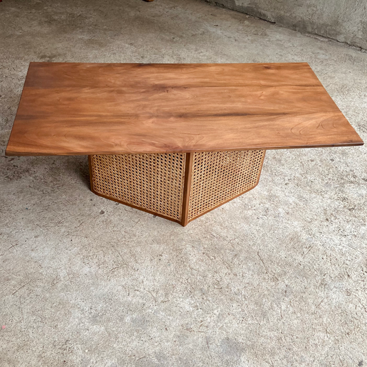 Rattan Accent Center Table